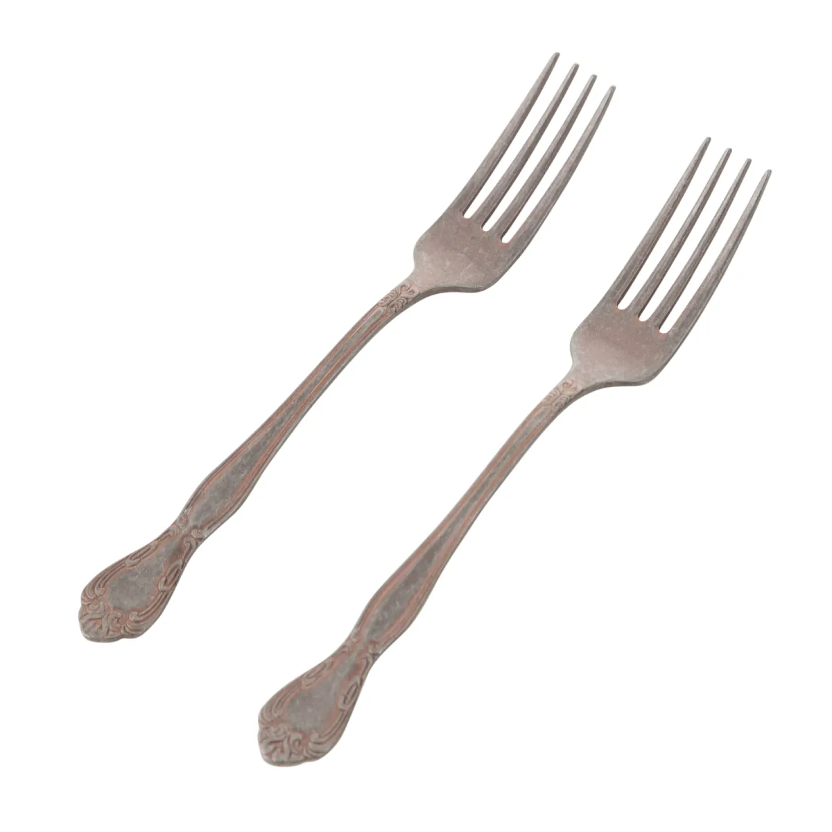 Antıque Steel Gold Tatlı Çatalı 2 Li Set