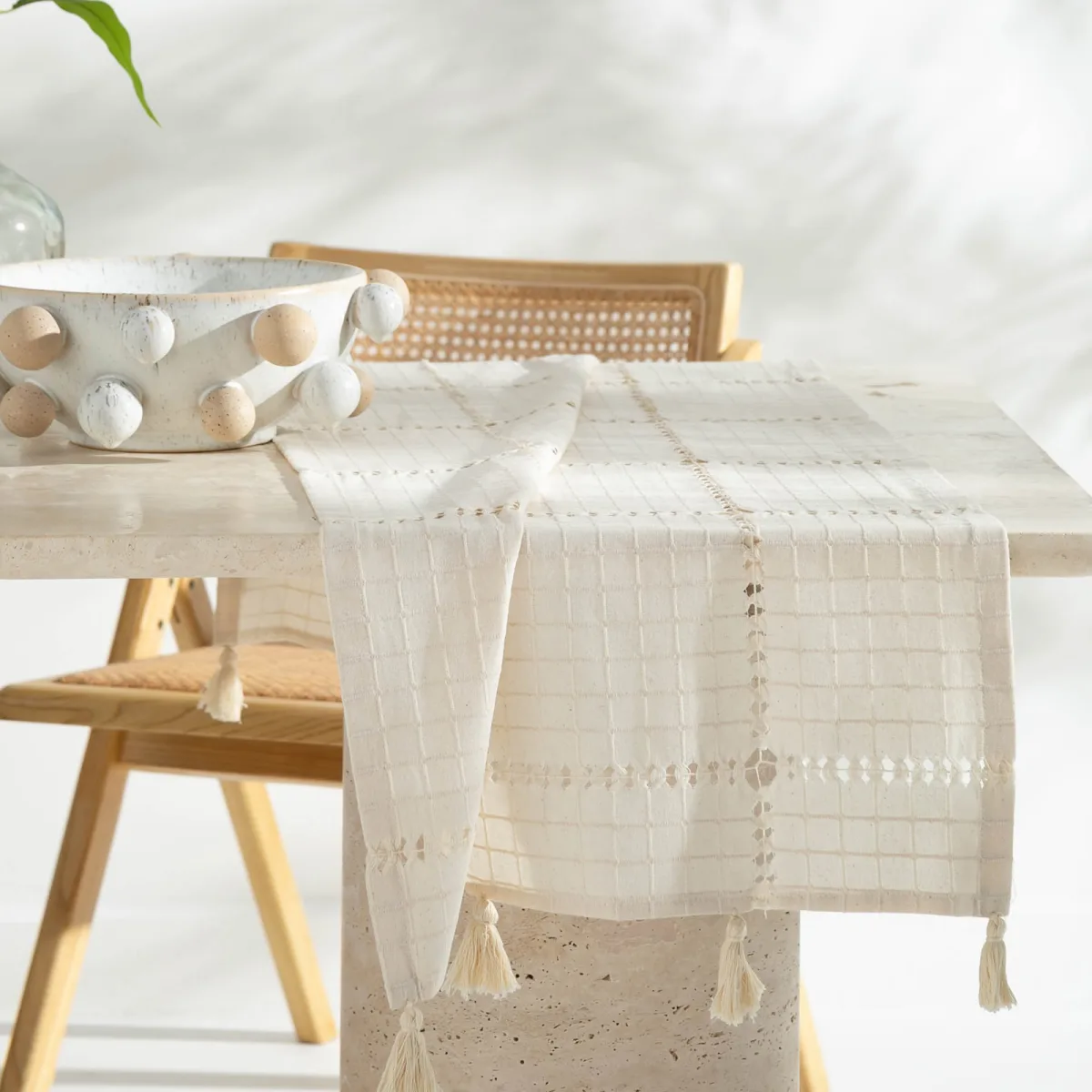 Belo Runner Ekru 50x130 cm