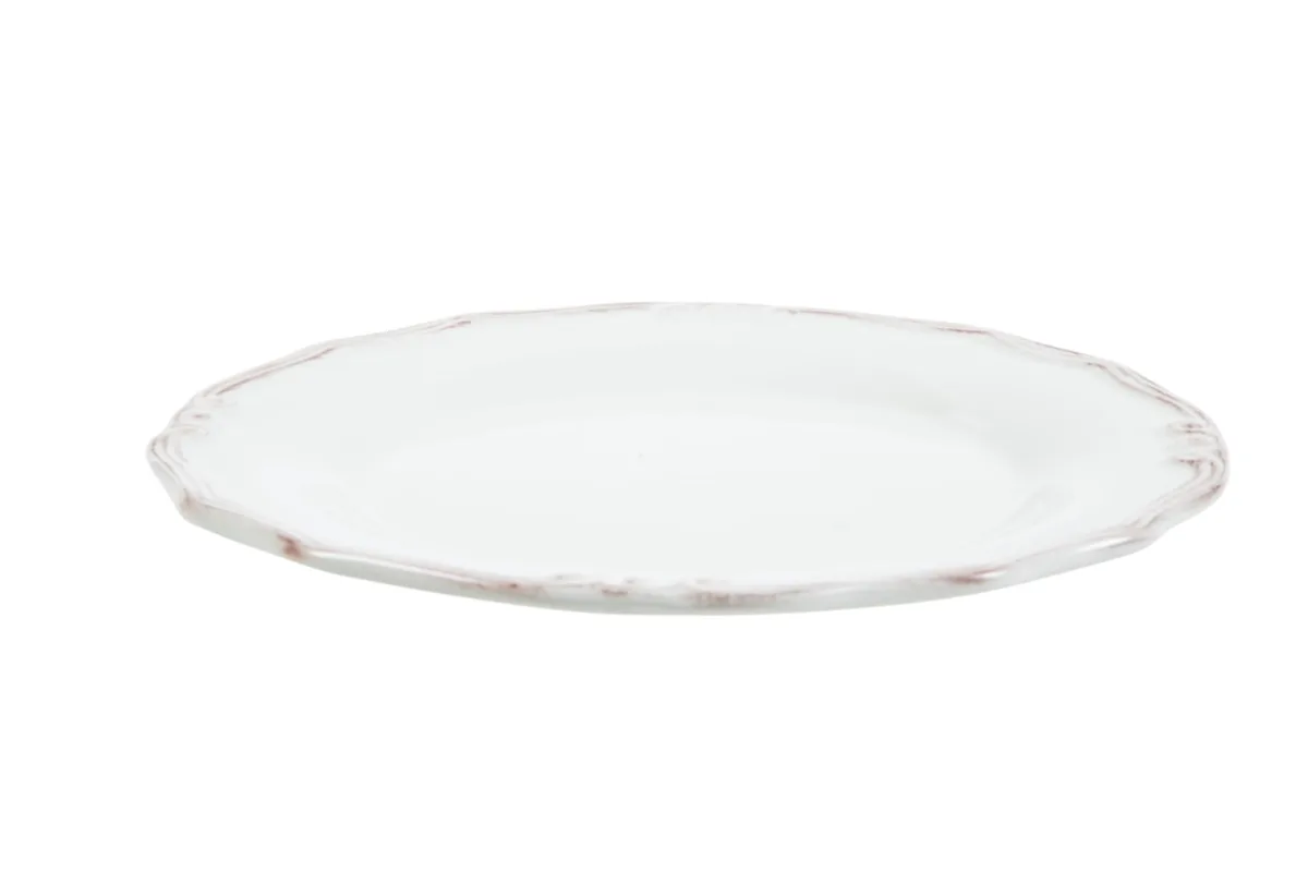 Ekru Servis Tabağı 25 cm