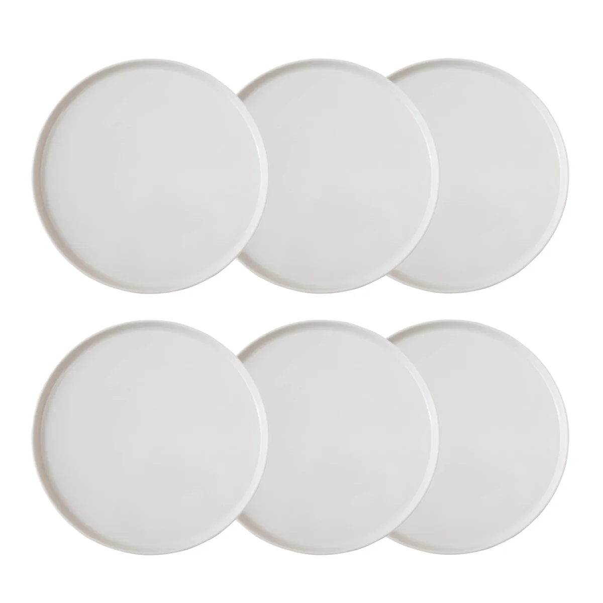 Ephesus White Servis Tabağı Seti 6lı -26 cm
