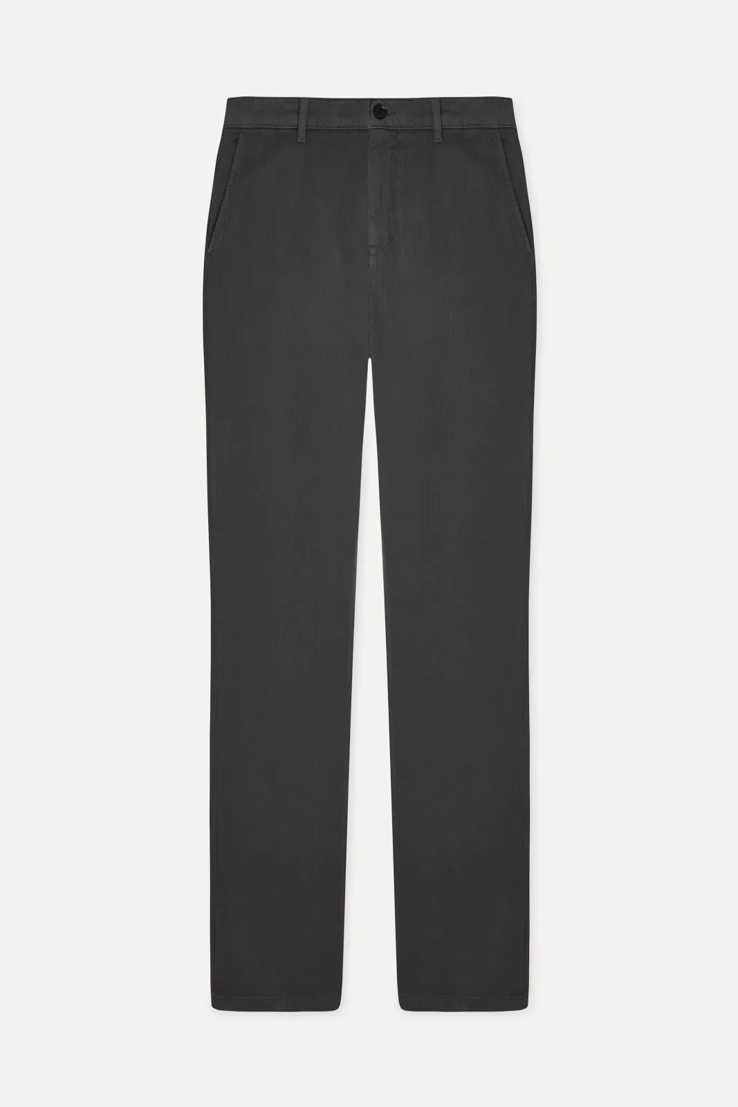 Erkek Balıksırtı Desenli Straight Fit Pantolon