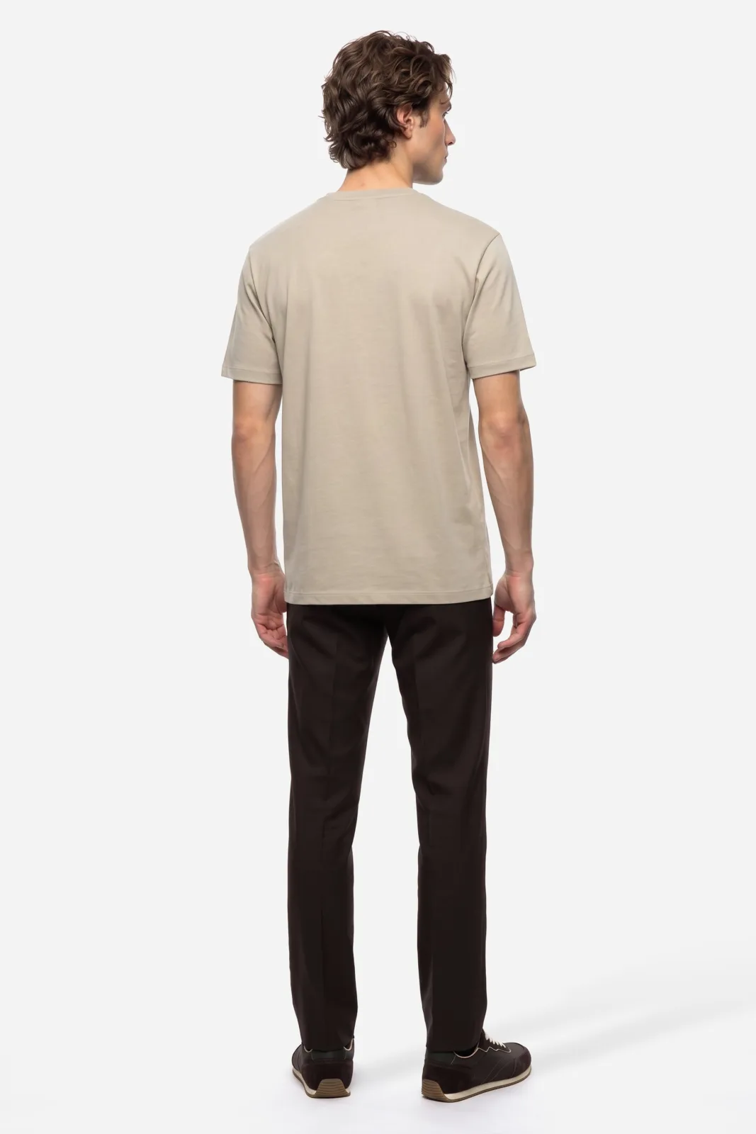 Erkek Beli Lastikli Straight Fit Pantolon