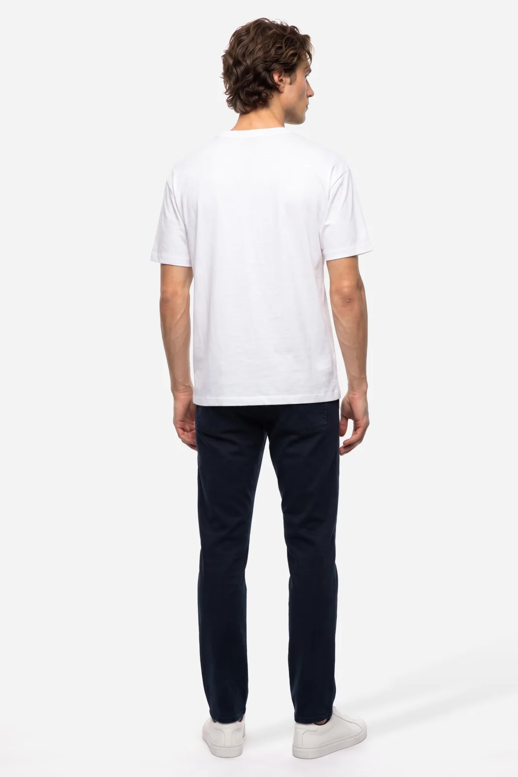 Erkek Baskılı Comfort Fit Bisiklet Yaka T-Shirt