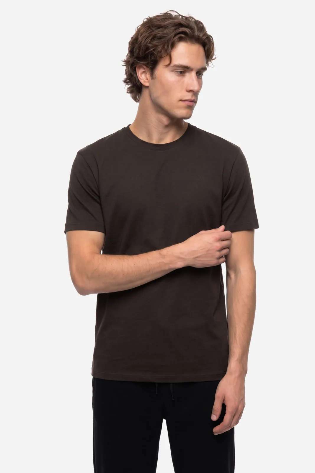 Erkek Bisiklet Yaka T-Shirt