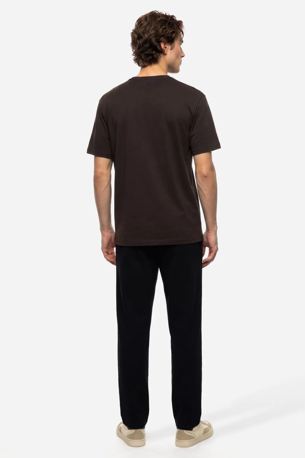 Erkek Bisiklet Yaka T-Shirt
