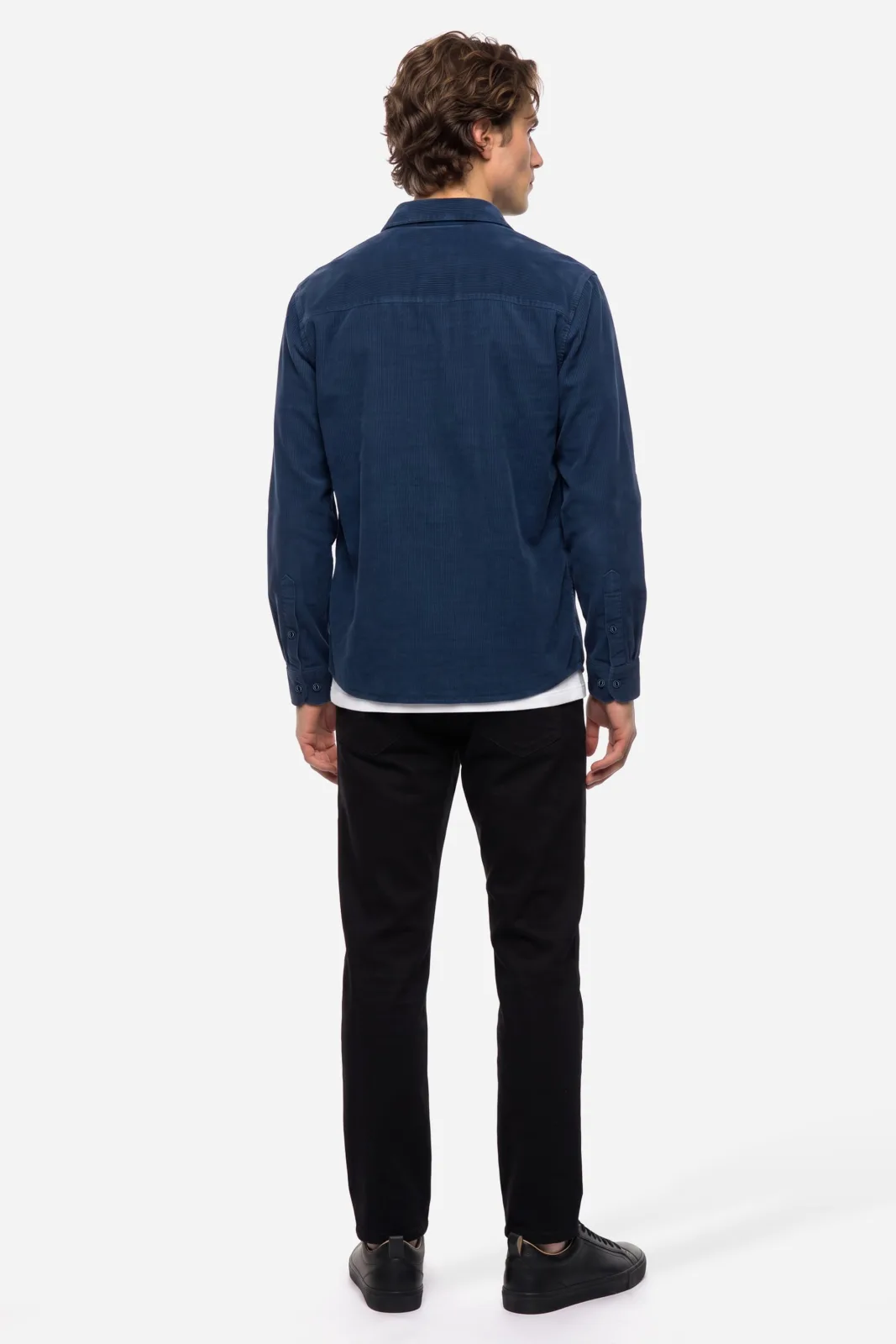 Erkek Comfort Fit Çift Cepli Uzun Kollu Gömlek