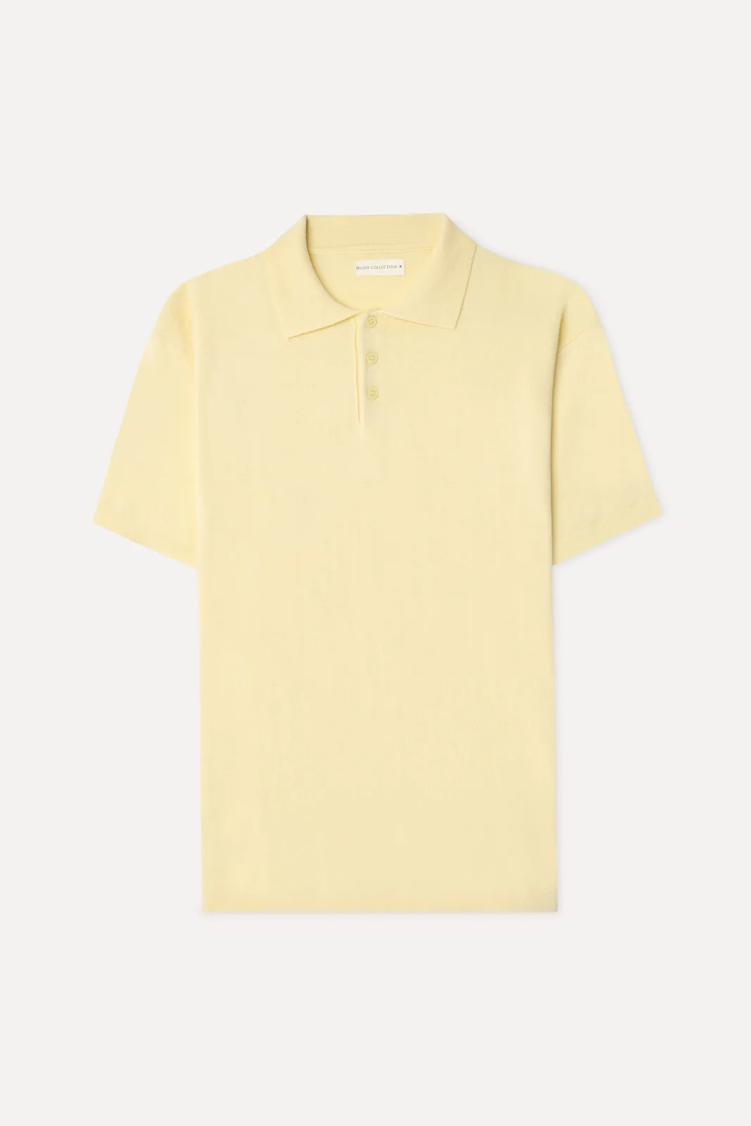 Erkek Comfort Fit Polo Yaka Kısa Kollu Triko Kazak