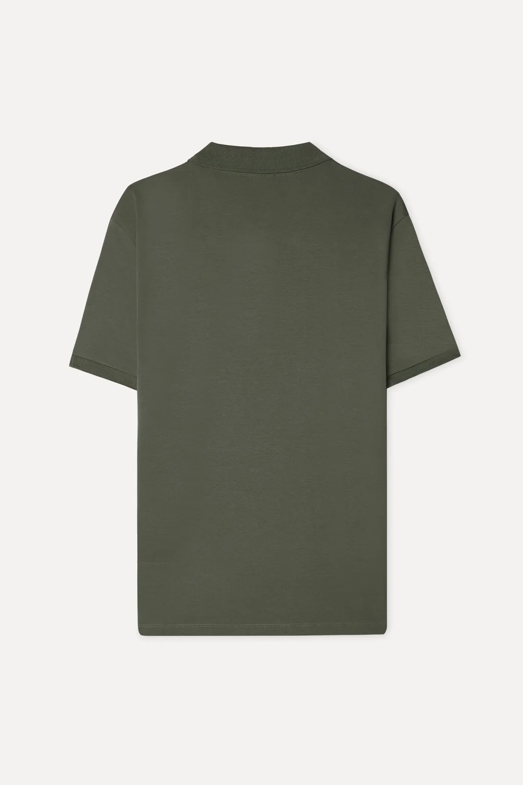 Erkek Fermuarlı Polo Yaka Kısa Kollu T-Shirt