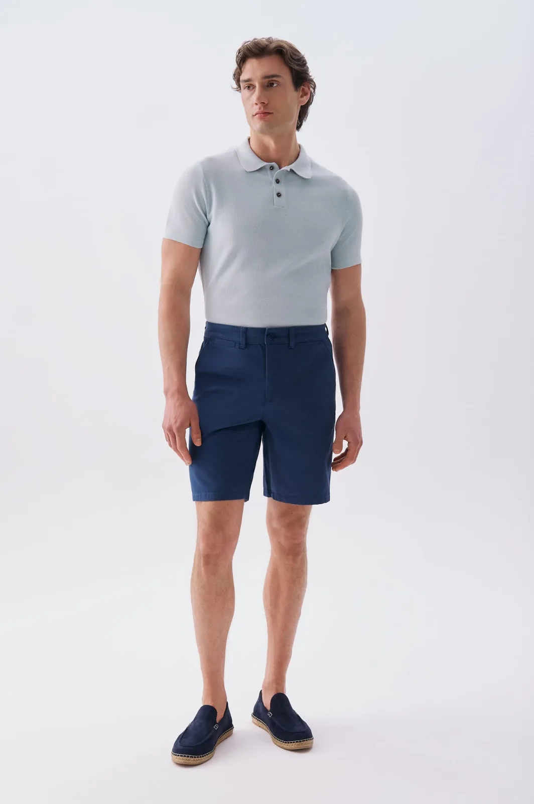 Erkek Straight Fit Chino Şort