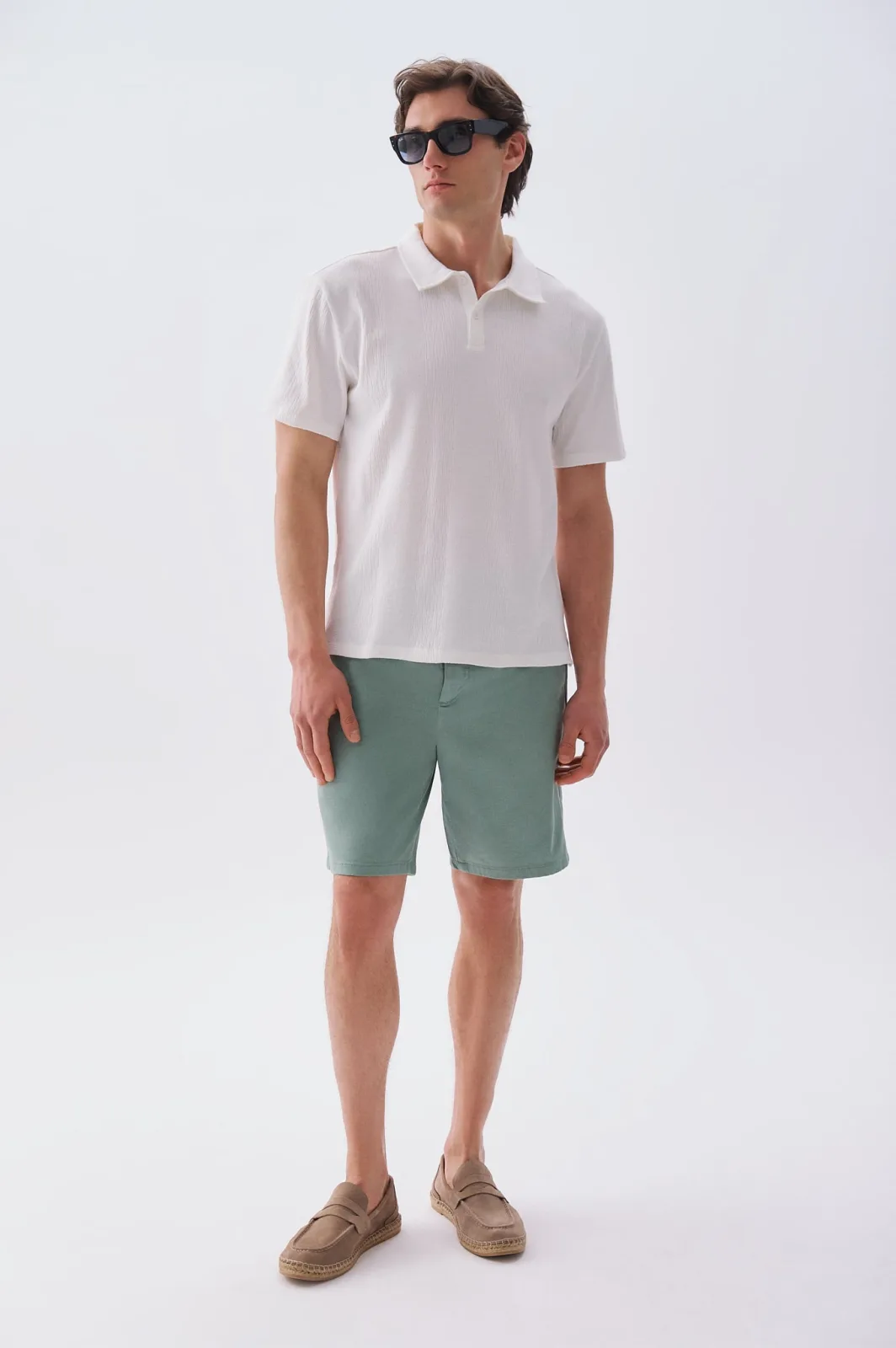 Erkek Straight Fit Chino Şort