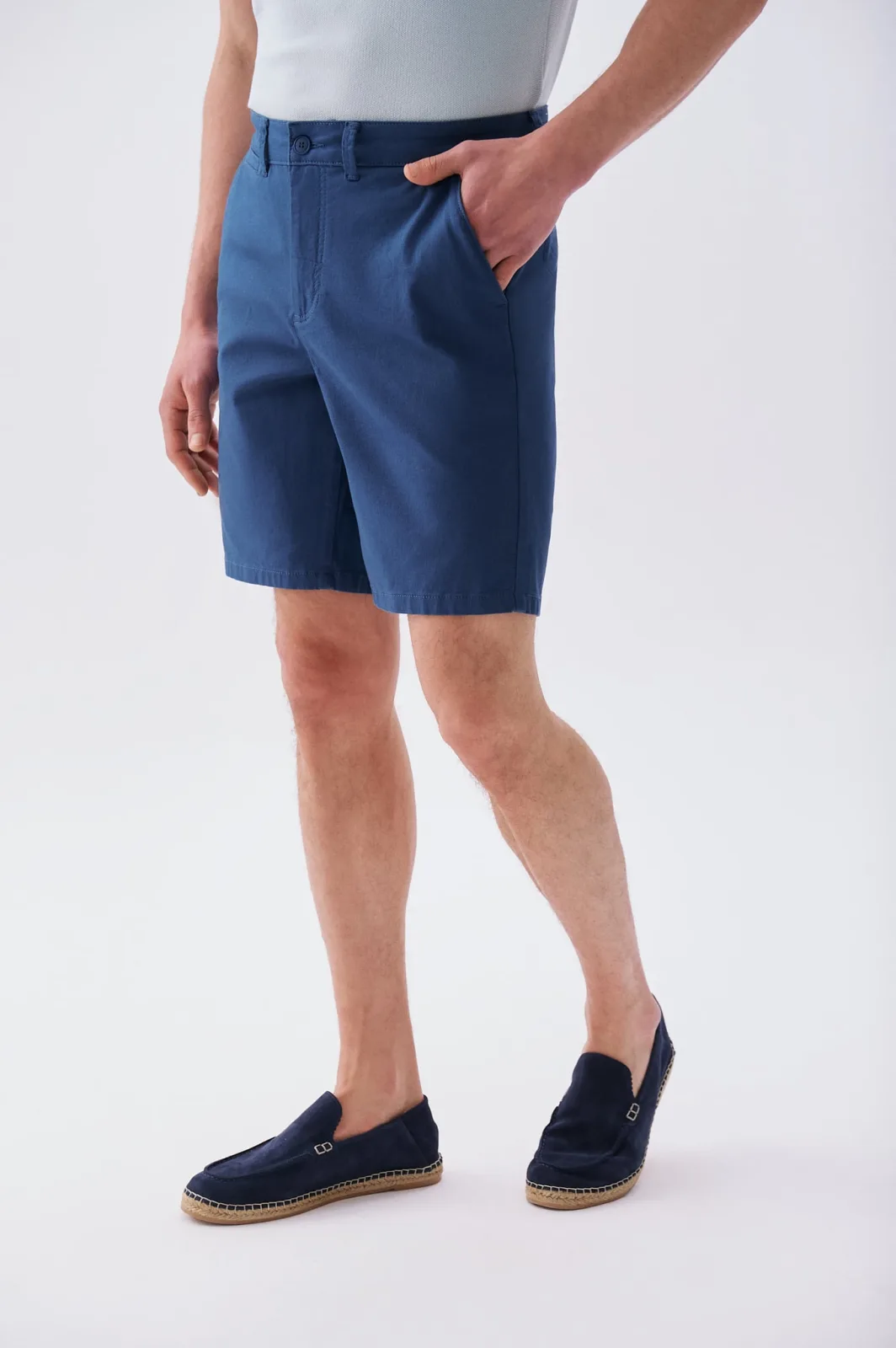 Erkek Straight Fit Chino Şort