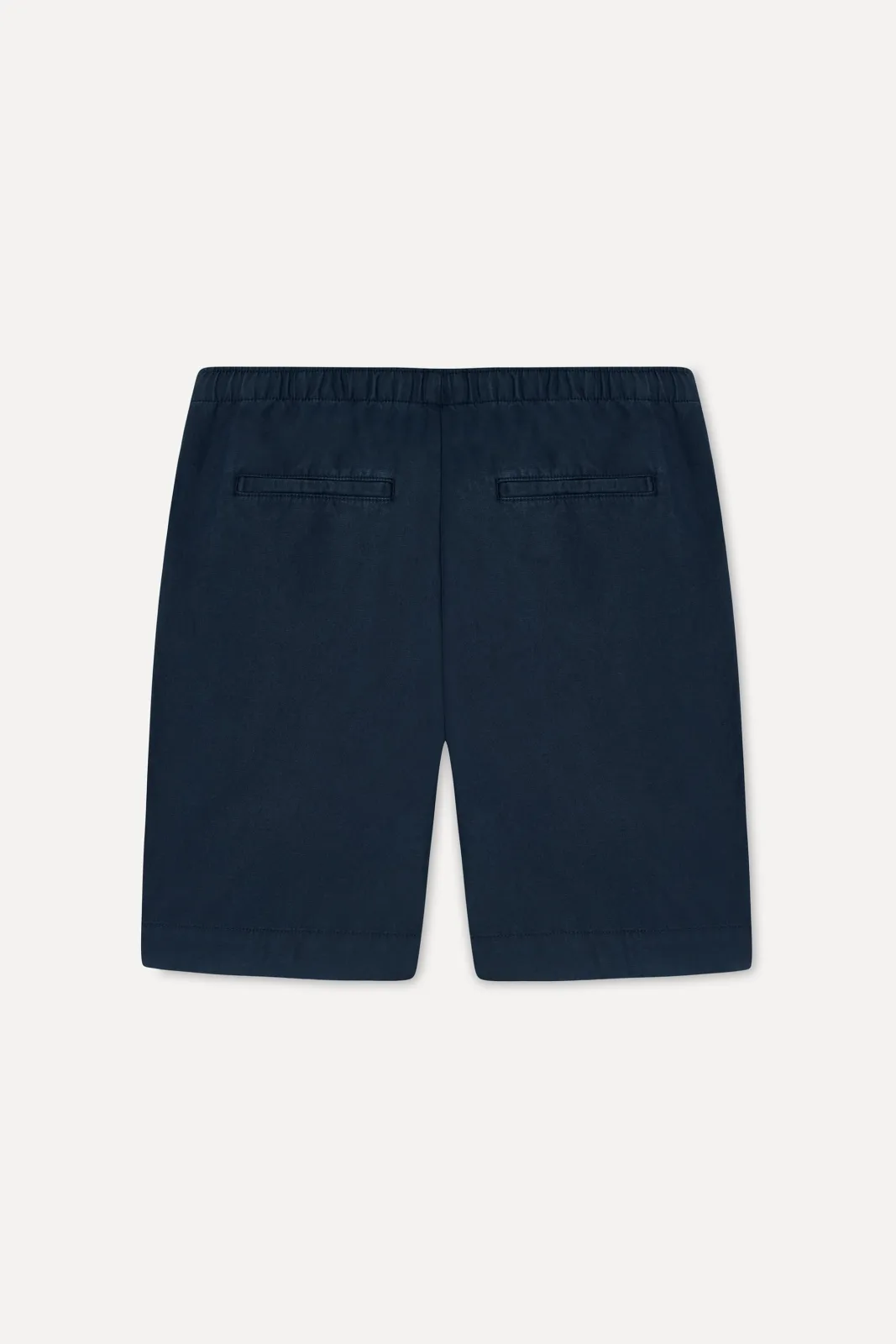 Erkek Straight Fit Keten Karışımlı Şort