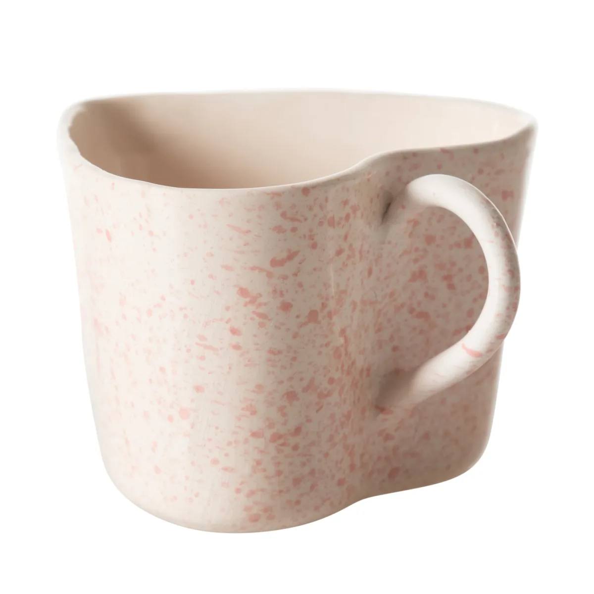 Handmade Kalp Kupa Pembe 145 ml