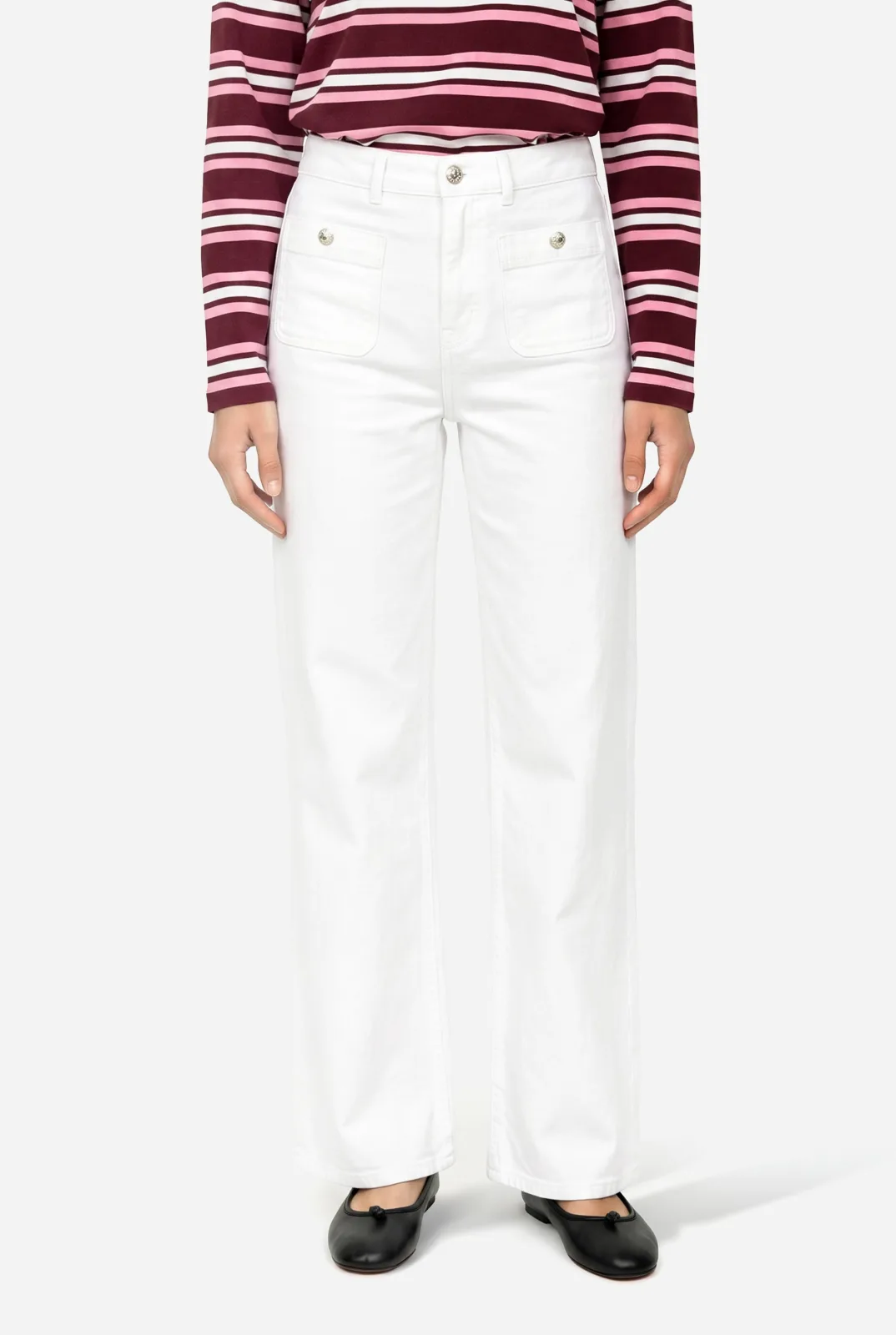 Kadın Cep Detaylı Flare Fit Pantolon