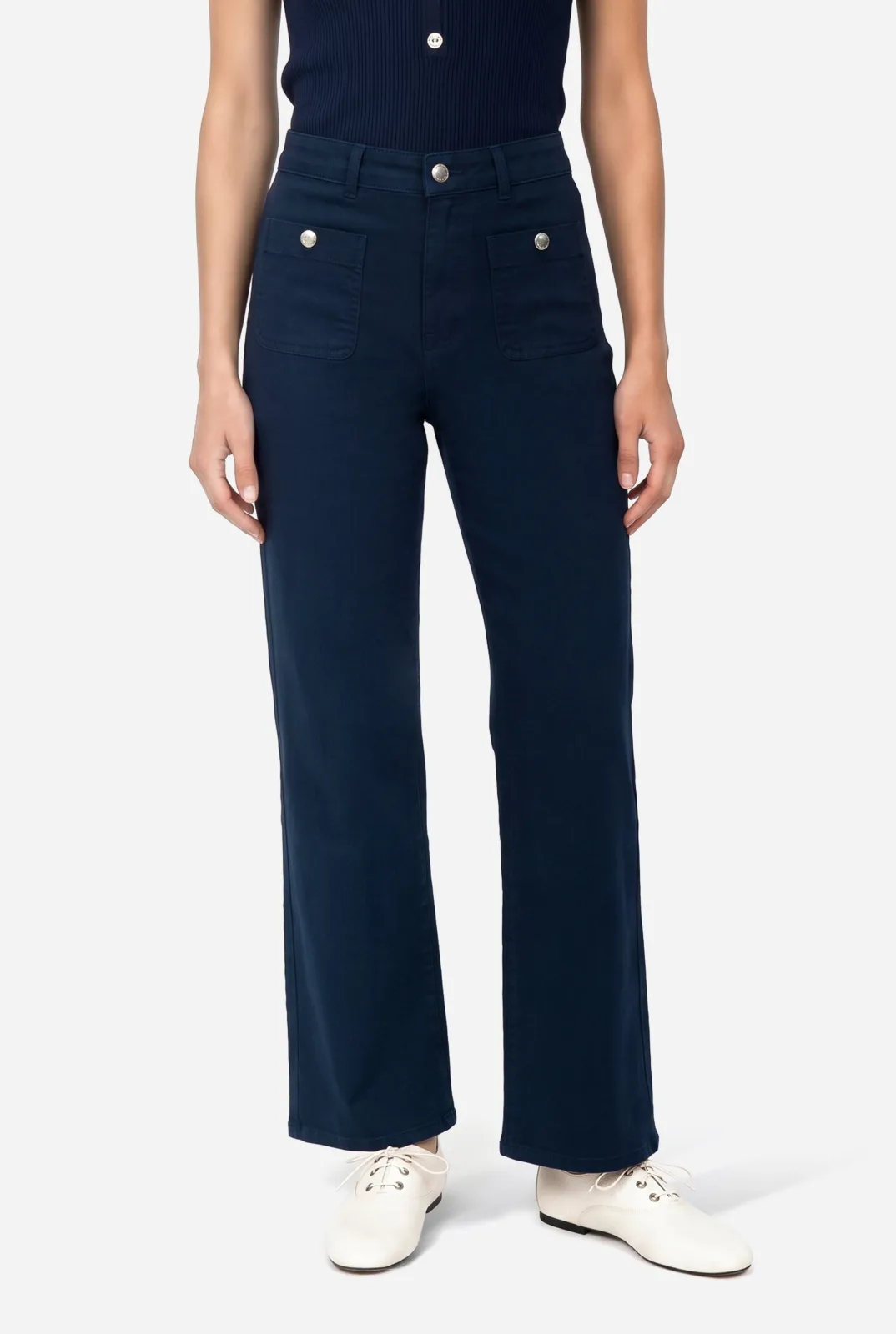 Kadın Cep Detaylı Flare Fit Pantolon