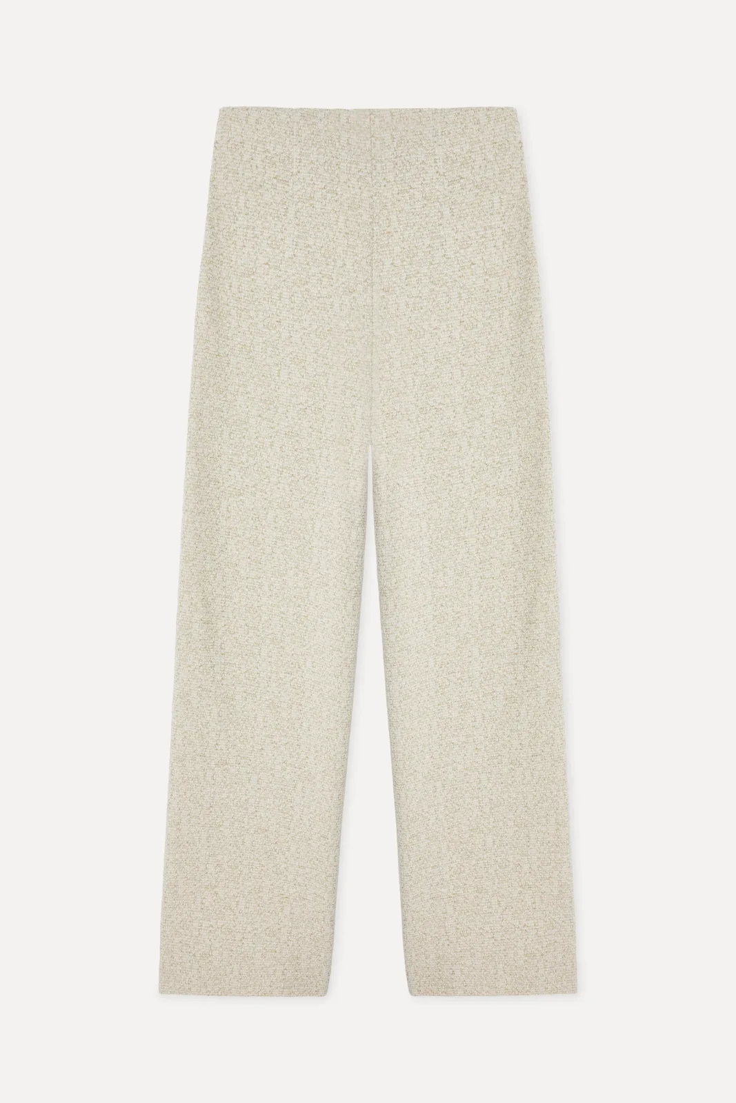 Kadın Cep Görünümlü Wide Leg Örme Pantolon