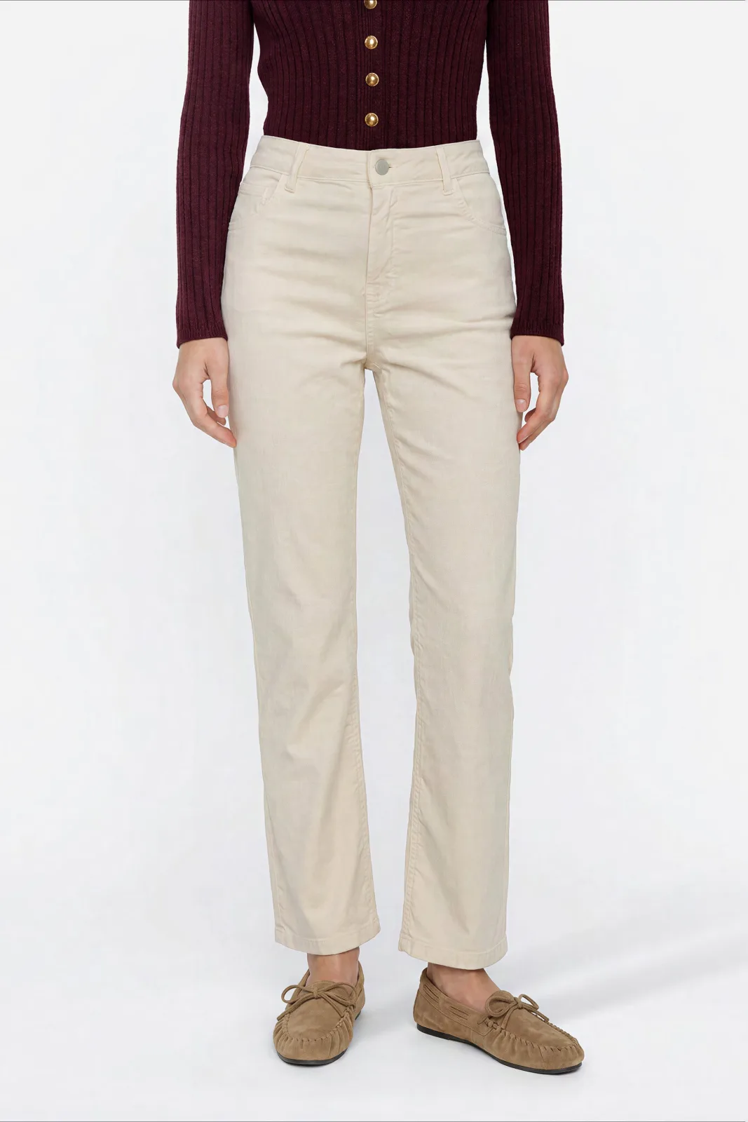 Kadın Cropped Flare Fit Pantolon
