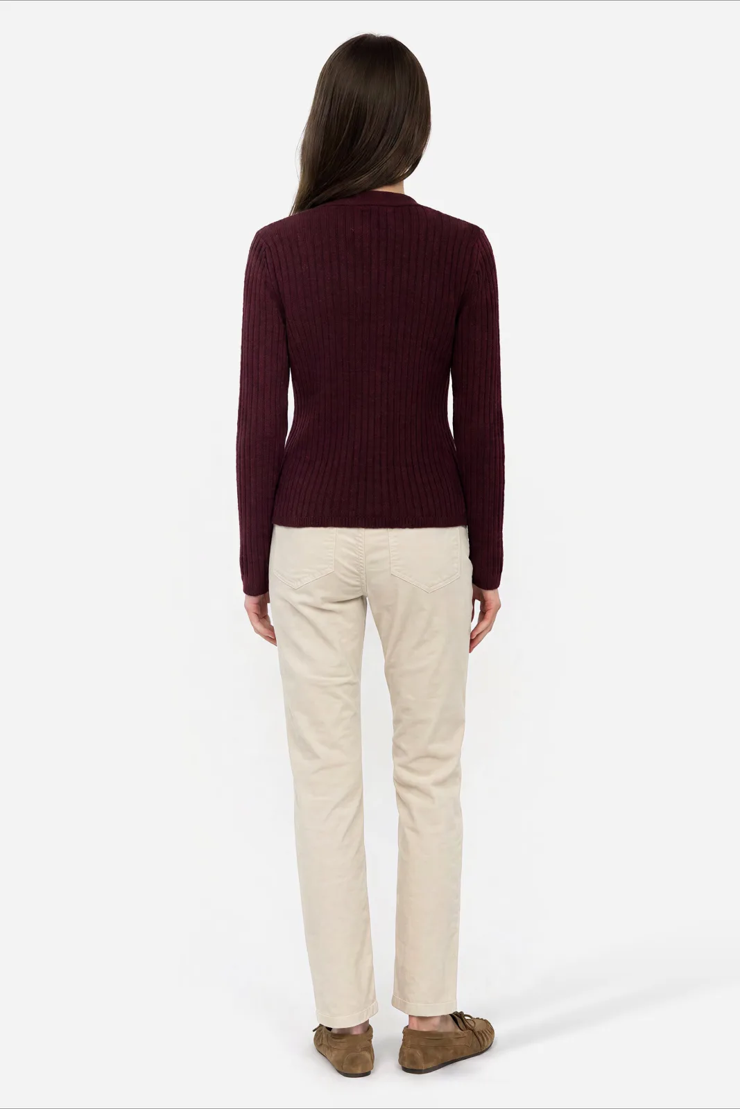 Kadın Cropped Flare Fit Pantolon