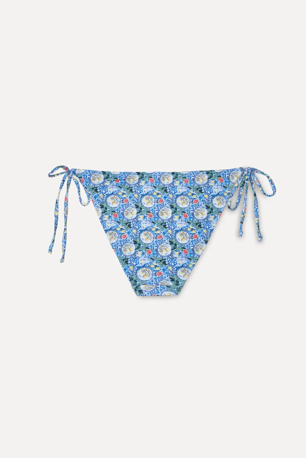 Kadın Desenli Bağlamalı Bikini Altı
