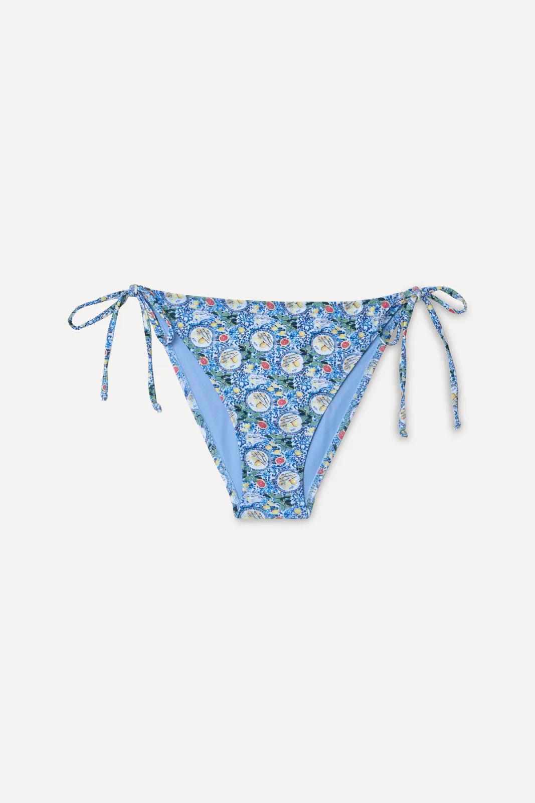 Kadın Desenli Bağlamalı Bikini Altı