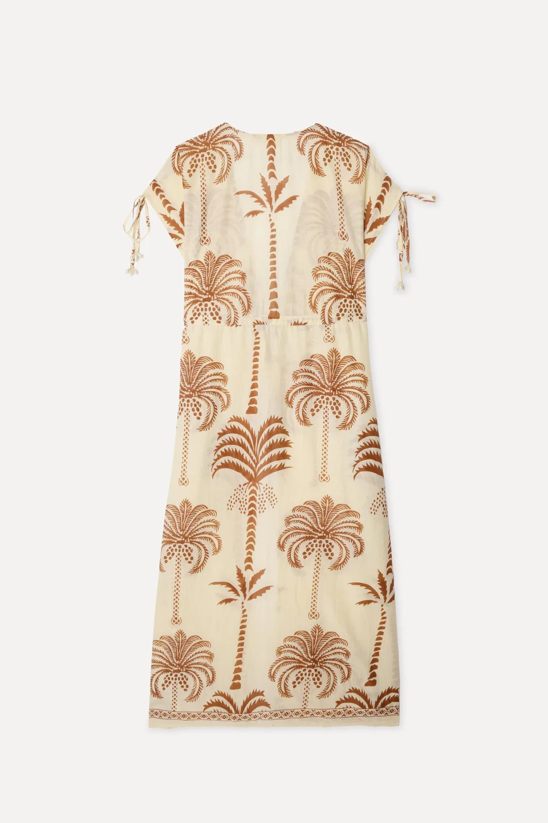 Kadın Desenli Oversize Midi Kimono
