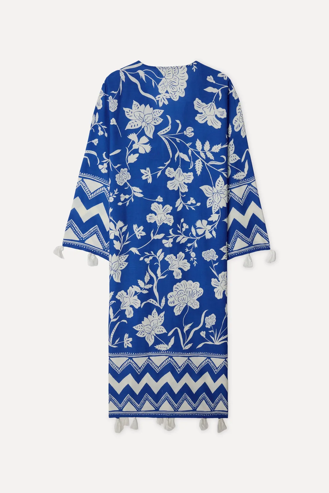 Kadın Desenli Oversize Uzun Kimono
