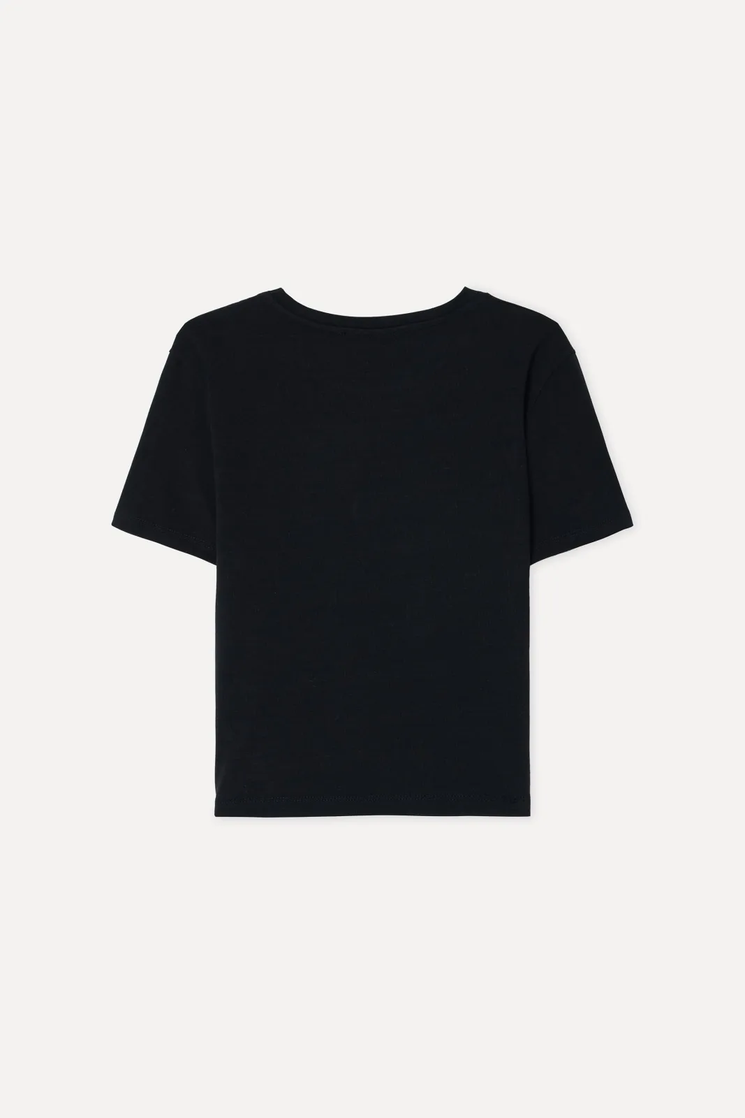 Kadın Fitted Bisiklet Yaka T-Shirt