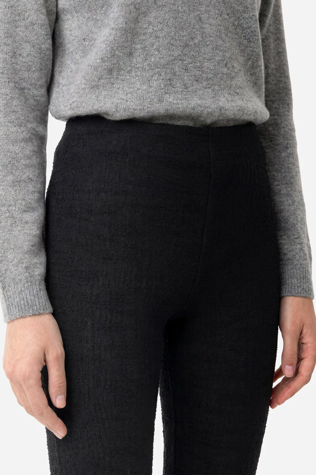 Kadın Flare Fit Örme Pantolon