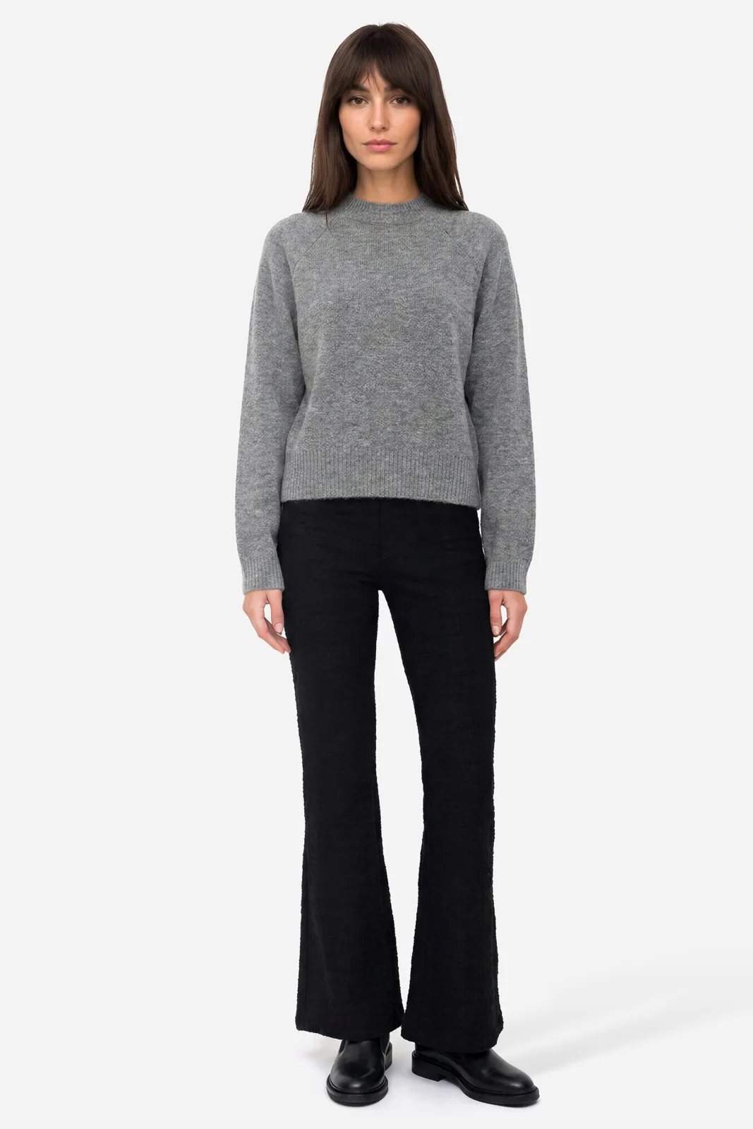 Kadın Flare Fit Örme Pantolon