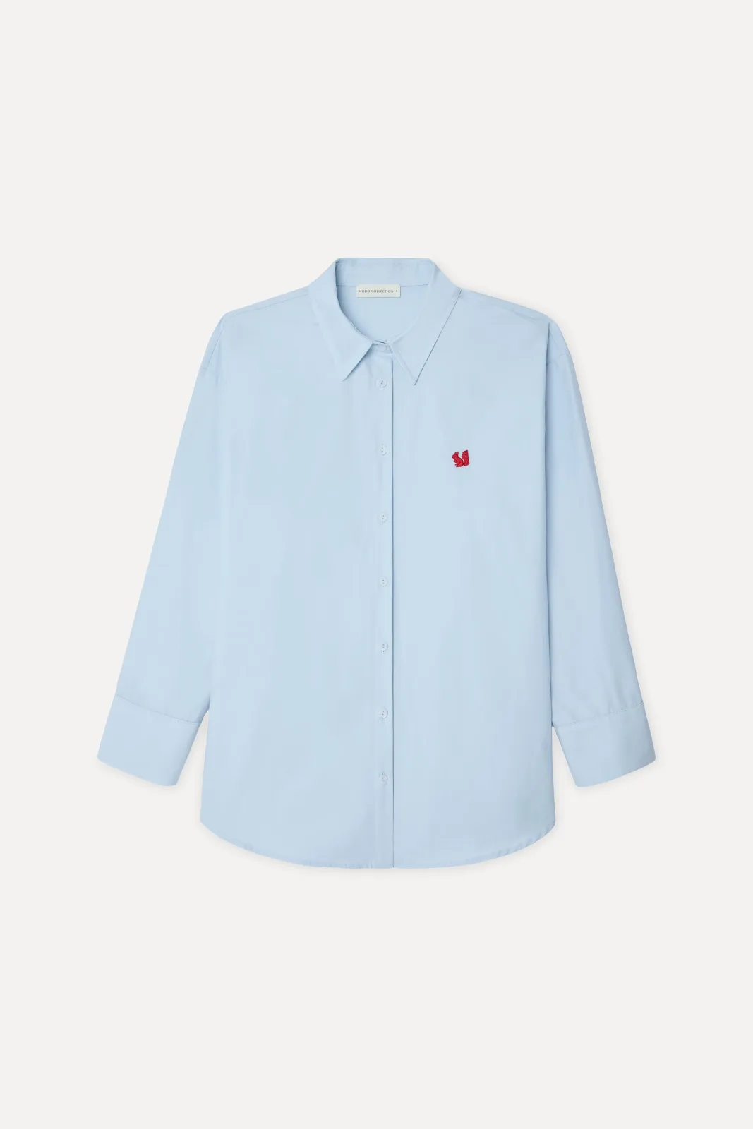 Kadın Nakışlı Oversize Uzun Kollu Gömlek