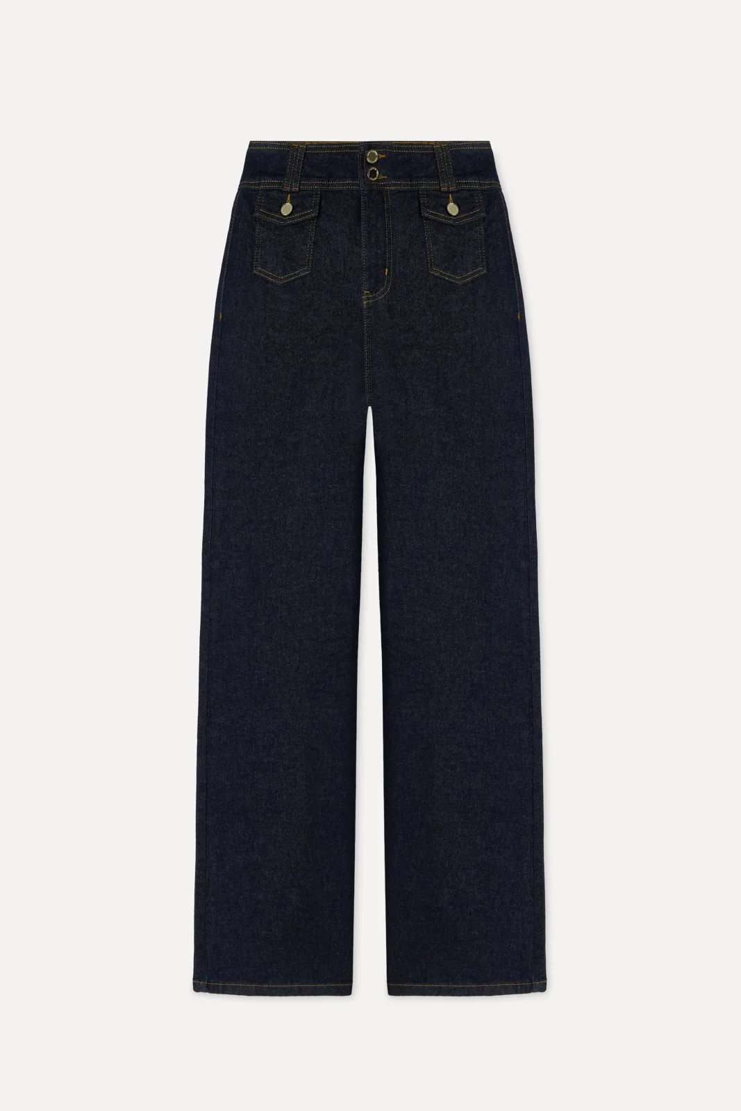 Kadın Ön Cepli Wide Leg Pantolon