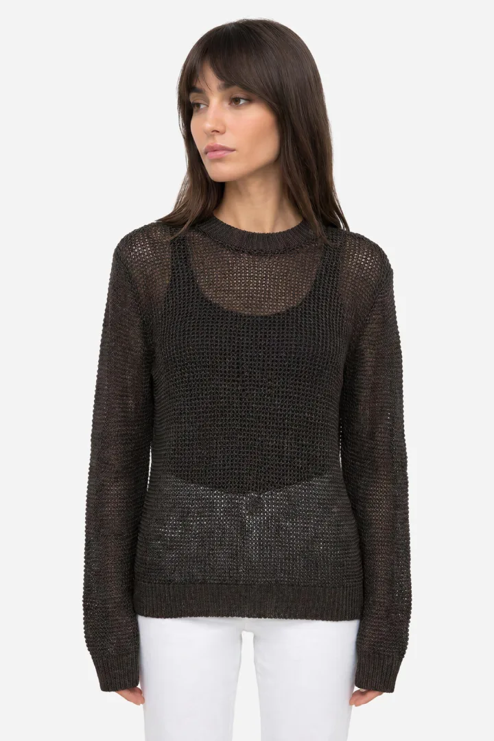 Kadın Oversize Bisiklet Yaka Kazak