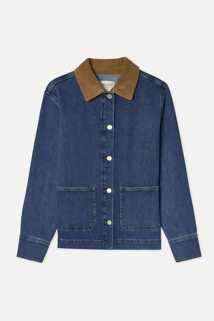 Kadın Regular Fit Jean Ceket