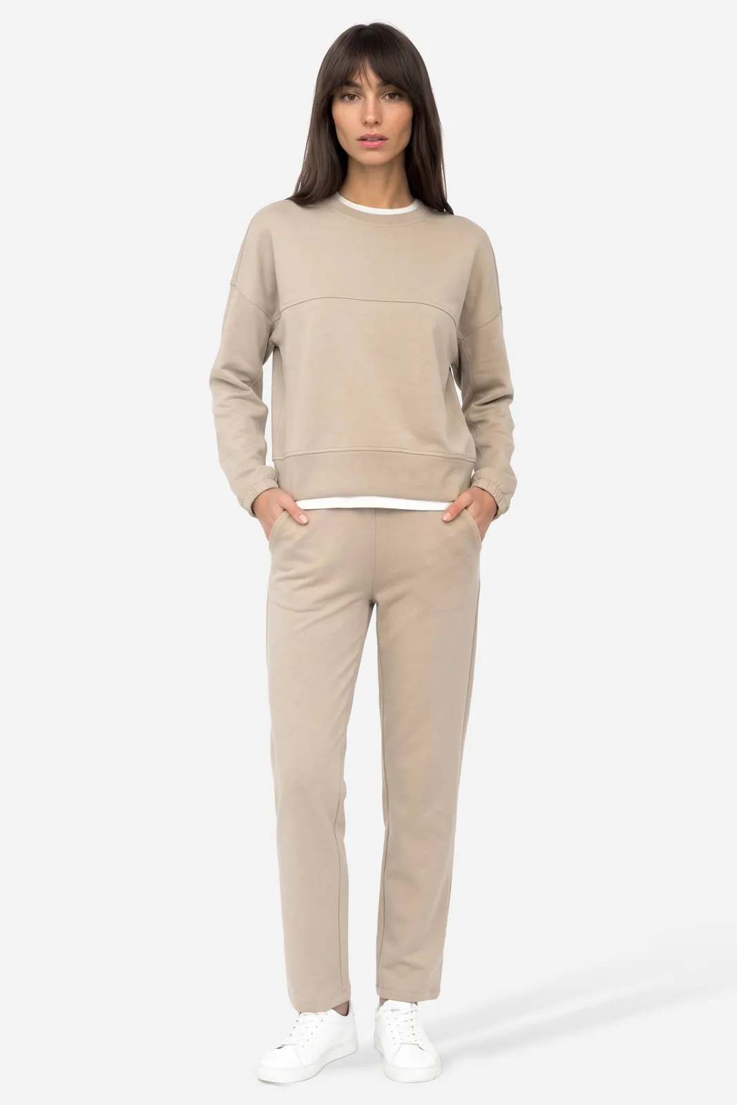 Kadın Straight Fit Modal Karışımlı Pantolon