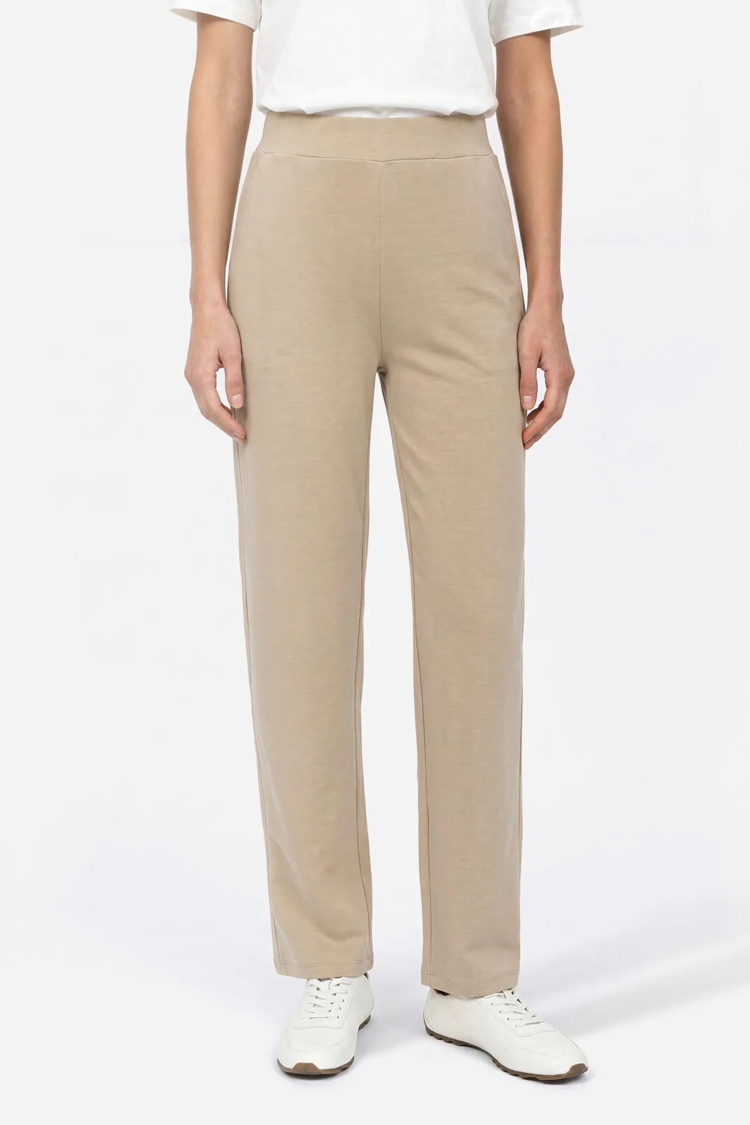 Kadın Straight Fit Modal Karışımlı Pantolon