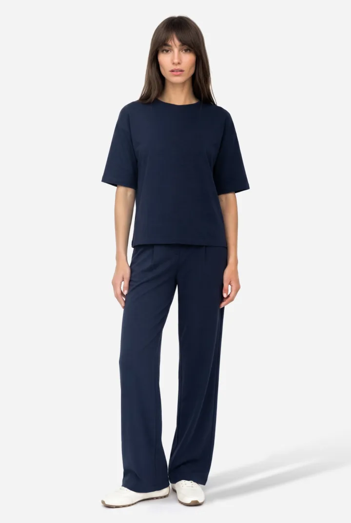 Kadın Wide Leg Modal Karışımlı Pantolon