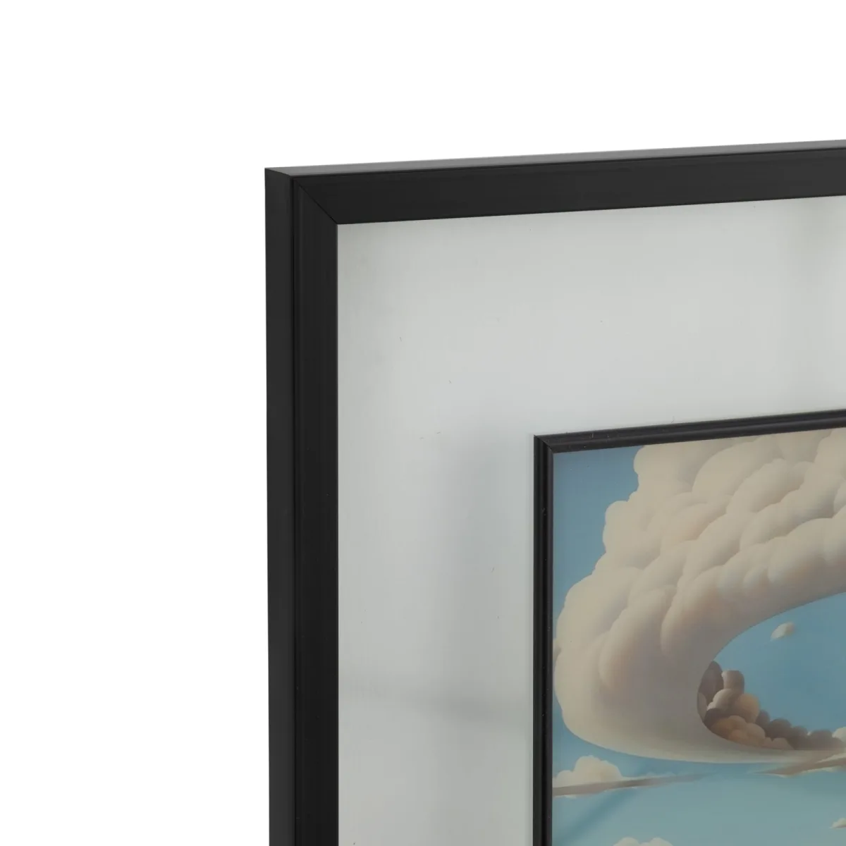 Lumen Çerçeveli Cam Tablo 60x60 cm