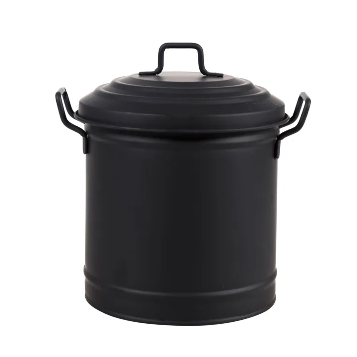 Mini Çöp Kovası Mat Siyah 3,5 lt