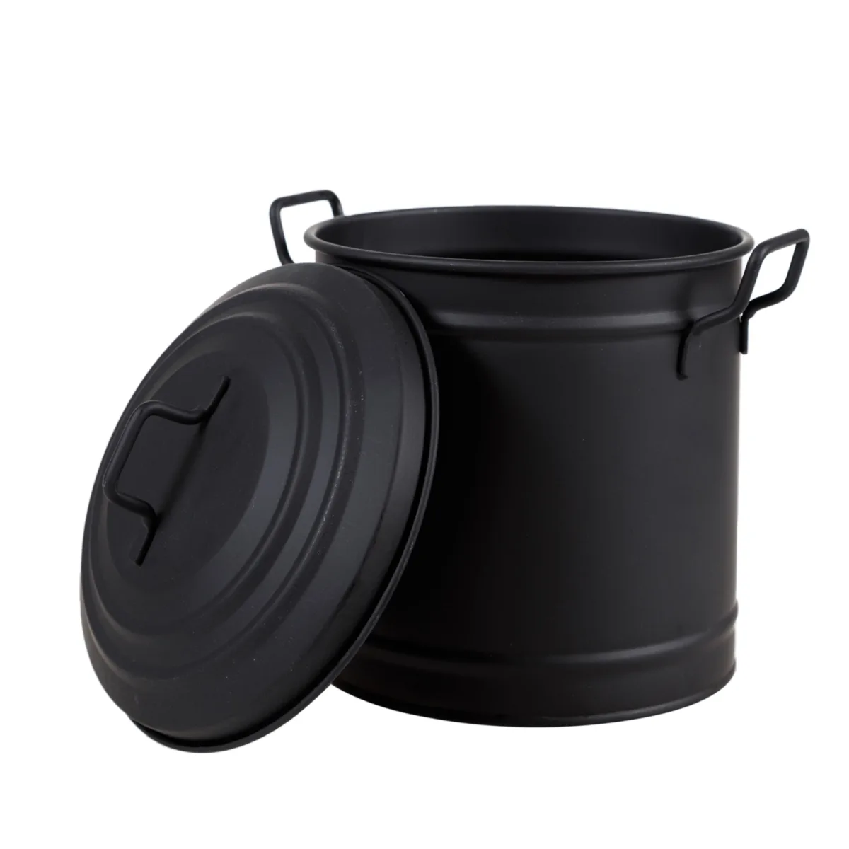 Mini Çöp Kovası Mat Siyah 3,5 lt