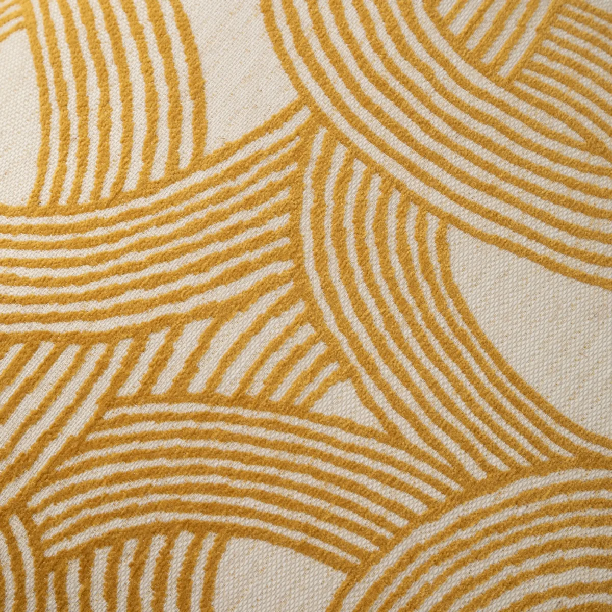 Nell Wave Kırlent Hardal 50x50 cm