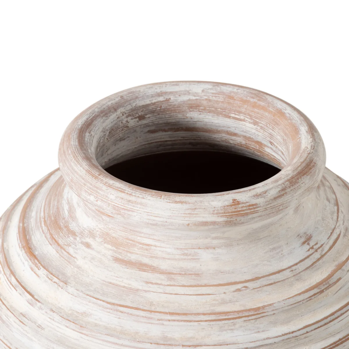 Otranto Antik Beyaz Saksı 65 cm