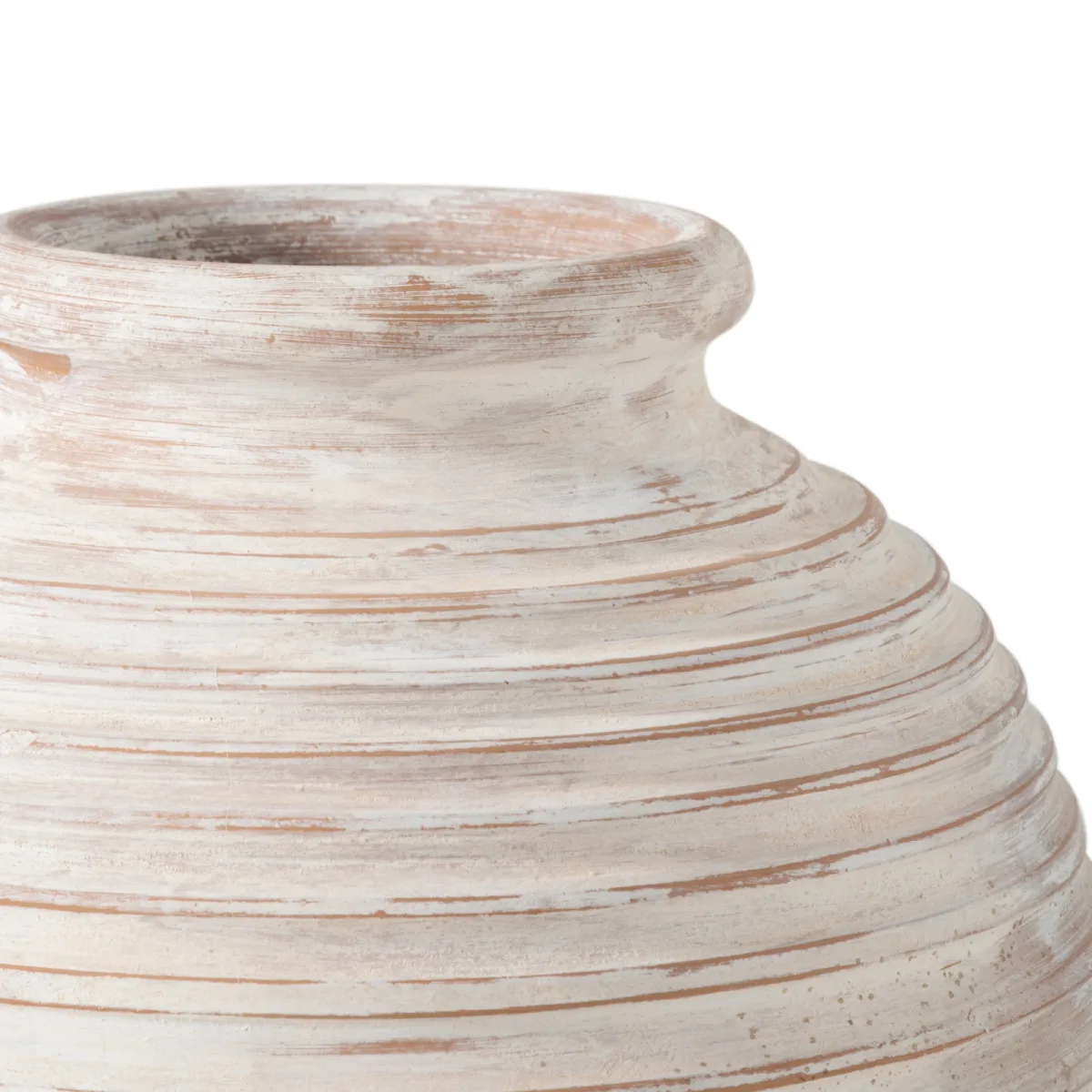 Otranto Antik Beyaz Saksı 65 cm