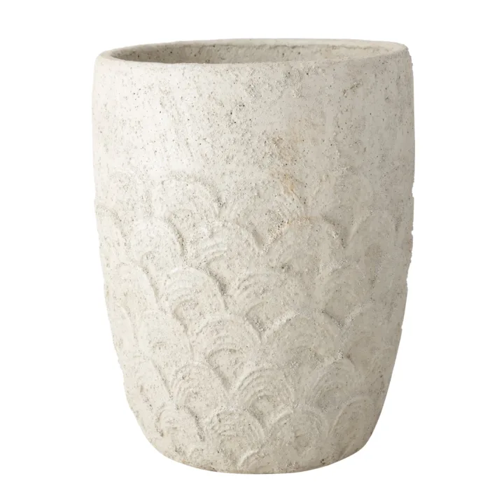 Shell Saksı Krem 31x37 cm