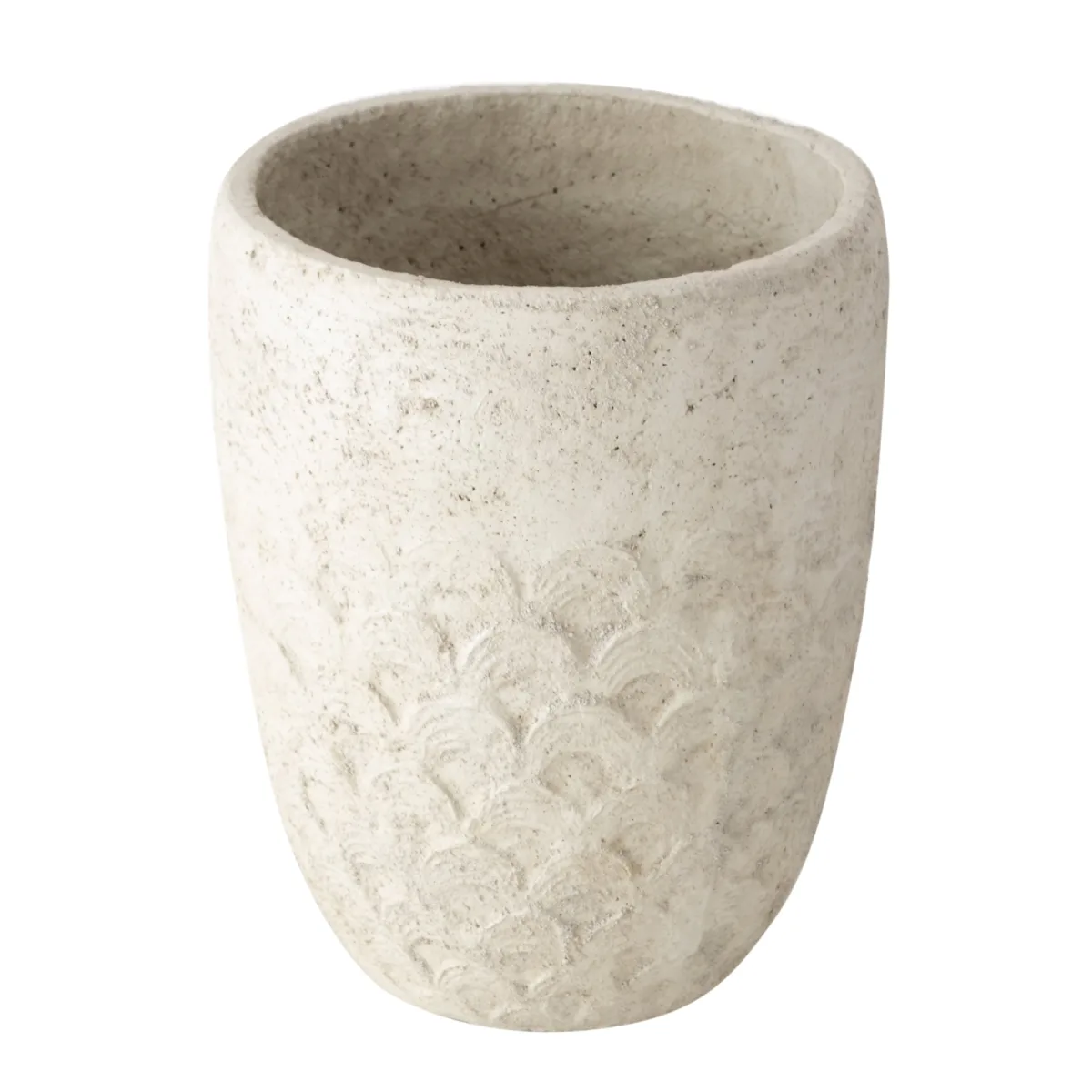 Shell Saksı Krem 35x44 cm