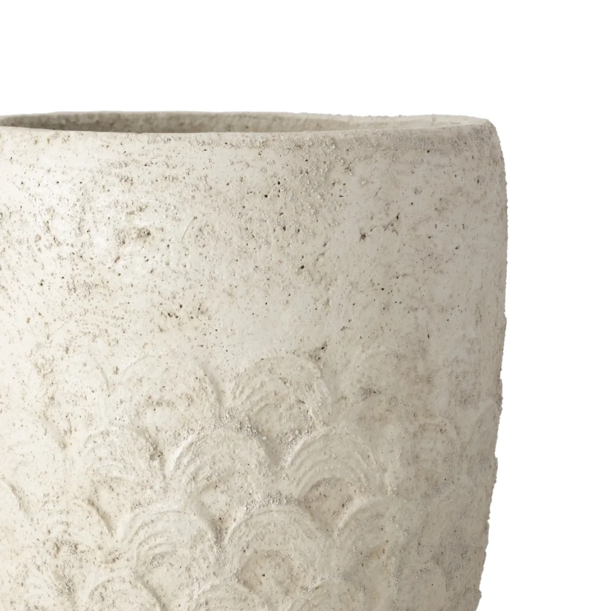 Shell Saksı Krem 35x44 cm