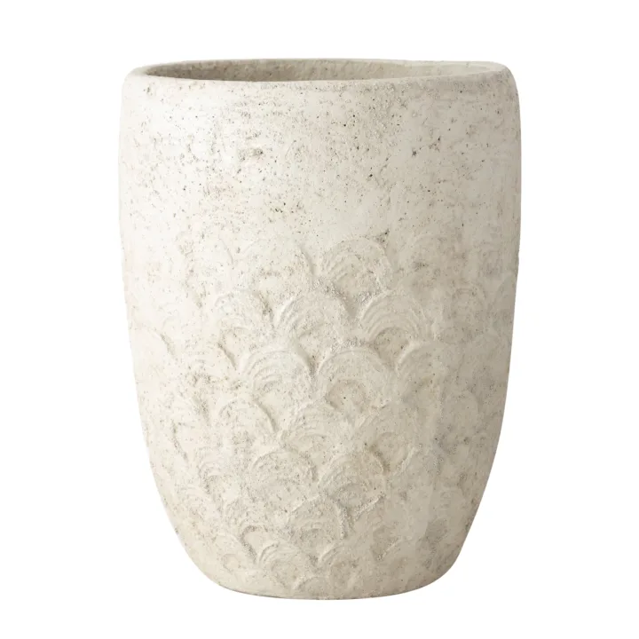 Shell Saksı Krem 35x44 cm